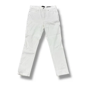 Banana Republic Damenjeans Größe 29 weiß High Rise Slim Straight - Bild 1 von 6