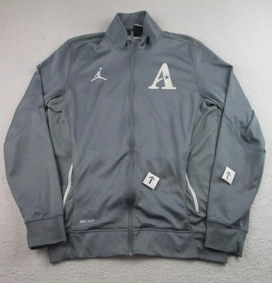 Nike Jordan Dri-FIT Chaqueta Para Hombres Gris Medio Cremallera Completa Pista Jumpman 696736-065 Foto 1 de 4