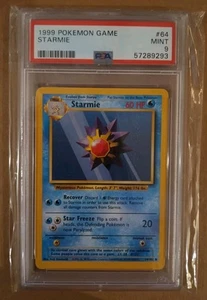 1999 Pokemon (Base Set) Starmie #64 (PSA 9 Mint) - Picture 1 of 2