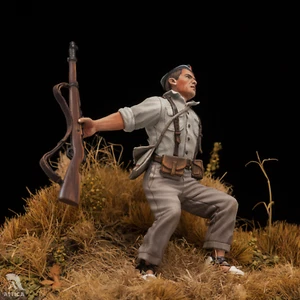 El soldado que cae en la Guerra Civil Española v1 juguete pintado preventa | Museo - Imagen 1 de 8