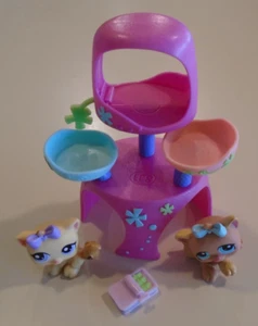 Littlest Pet Shop LPS Petriplets Gatos/Gatitos x 2 Con Soporte para Gatos - Imagen 1 de 4