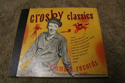 BING CROSBY CLASSICS COLUMBIA 78 RPM RECORD SET M-555 - Image 1 of 2