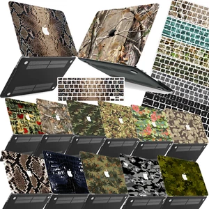 Camo Snake Python Boa Pattern Matte Hard Cut Out Case Cover New Macbook Pro Air - Picture 1 of 26