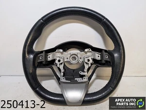 OEM 2011-2013 Scion tC 2.5L Steering Wheel Black LEATHER w/ Controls - Picture 1 of 9