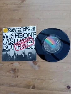 Wishbone Ash Helpless Blowin Free live 7" Single Vinyl Record - Picture 1 of 2