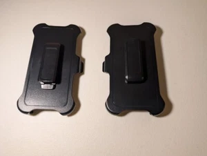 2-Pack Black Belt Clip Holsters OtterBox Defender Series (Fits 5.5-6.5" Phones) - Picture 1 of 2