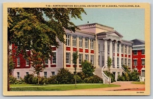 Tuscaloosa ~ University of Alabama ~ Gorgas Administration ~ große Säulen 1932 Leinen - Bild 1 von 2