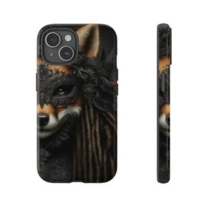 Gothic Elegance Fox Phone Case: Mystique in Your Hand π¦π - Picture 1 of 33