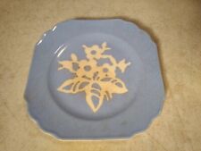 1 PC. Harker Pottery Cameoware Cameo Ware Blue 6 1/2" Salad Plate