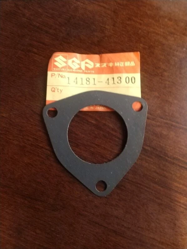 NOS Suzuki Gasket Exhaust Pipe 1977-1978 RM100 RM125 14181-41300 #U Foto 1 de 1