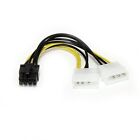 StarTech 6In Lp4 To 8 Pin Pci Express Video Card Power Adapter OFF-ACC NUEVO