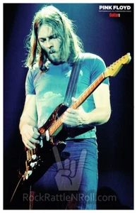 PÓSTER ROCK REVISTA GUITARRA PINK FLOYD 11x17 ICÓNICO DAVID GILMOUR 1977 ANIMALES - Imagen 1 de 1