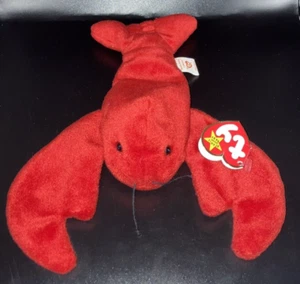 1993 Ty Beanie Baby PINCHERS the Lobster Style 4026 W/Tags Retired Free Shipping - Picture 1 of 7