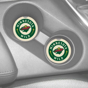 MINNESOTA WILD SANDSTEIN AUTO UNTERSETZER SAUGFÄHIG SET (2) NHL HOCKEY - Bild 1 von 1