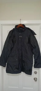 Chaqueta con Capucha Oakley Software De Colección Para Hombre Grande Negra Gruesa Esquí Forrada para Nieve Nylon - Imagen 1 de 4