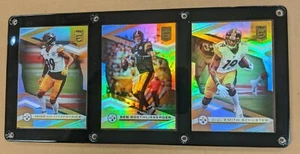 PITTSBURGH STEELERS 3 CARD PLAQUE FITZPATRICK ROETHLISBERGER SMITH-SCHUSTER - Picture 1 of 1