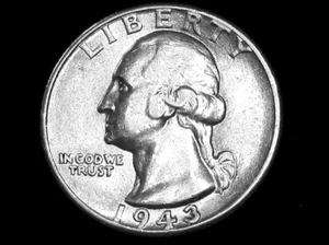1943 Washington Quarter --- Almost Uncirculated +++ - Picture 1 of 12