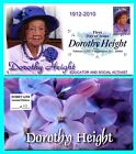 Dorothy Height First Day Cover with Color Cancel Type 2