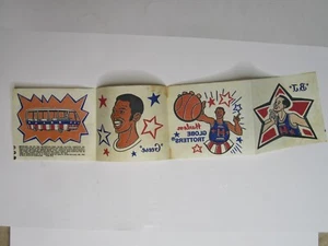 Vintage 1970 Harlem Globetrotters Cartoon Iron-On Transfer Set - Picture 1 of 6