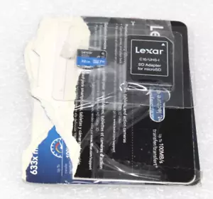Lexar BLUE Series High-Performance 633x 32GB MicroSDHC UHS-I U1 Memory Card - Picture 1 of 2