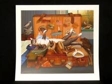 Charles Wysocki "Mabel The Stowaway" S/N w/COA Excellent Condition & Cute Print