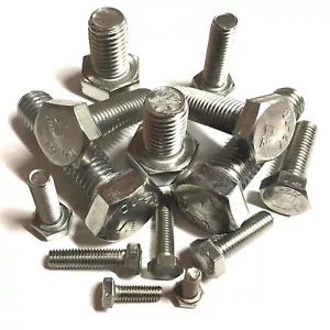 M6 x 35mm HEXAGON SETSCREWS A2 STAINLESS STEEL HEX HEAD FULLY THREADED BOLTS - Picture 1 of 10