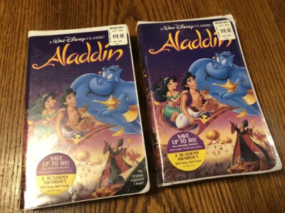 Walt Disney's Black Diamond classic Aladdin and the King of Thieves VHS 2 SEALED - Image 1 of 4