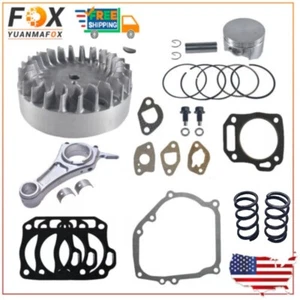 Flywheel &Forge aluminium Billet Rod Piston Combo FOR 212 PREDATOR NON HEMI - Picture 1 of 13