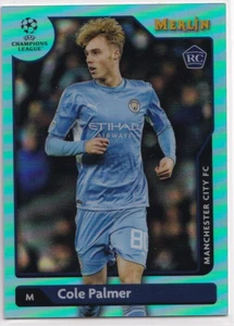 Topps Merlin UCL Chrome 2021-22 - Cole Palmer - Aqua Refractor /199 - Rookie RC - Bild 1 von 2