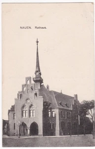 AK Nauen Rathaus 1918 alte Ansicht Außenansicht Ortsansicht - Picture 1 of 2