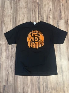 Camisa De Colección Gigantes de San Francisco Para Hombres X-Grande Negra MLB Camiseta de Béisbol Guión - Imagen 1 de 5