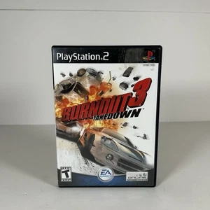 Burnout 3: Takedown (Sony PlayStation 2, 2004) CIB W/ Manual Complete Tested - Picture 1 of 7