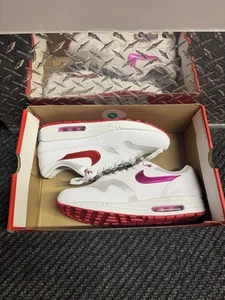 🔥 Brandneu Nike Air Max 1 PRM Valentinstag Weiß HV2303-100 Herren Größe 12 " - Bild 1 von 10