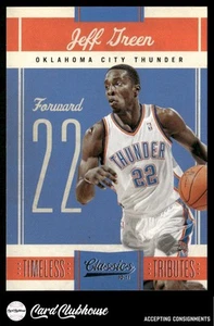 Panini Classics Timeless Tributes 2010-11 plata #34 Jeff Green/250 - Imagen 1 de 2