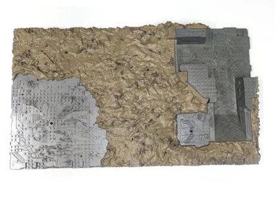 Mega Bloks Construx Halo Desert Terrain Battlescape Base Plate 22.5 X 13" - Image 1 of 4