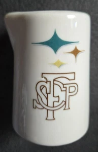 Vintage 1966 Syracuse China Jubilee Atomic Spaceage MCM Hospital Creamer - Picture 1 of 4