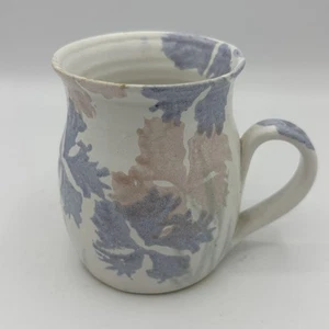 Hand Made Conwy Walsh Pottery Lilac & Pink Coffee Tea Mug Cup by Carol Morris - Picture 1 of 11