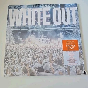 GARTH BROOKS TRIPLE LIVE 3 Albums Vinyl Record LP New Sealed GERMANY White Out - Imagen 1 de 3
