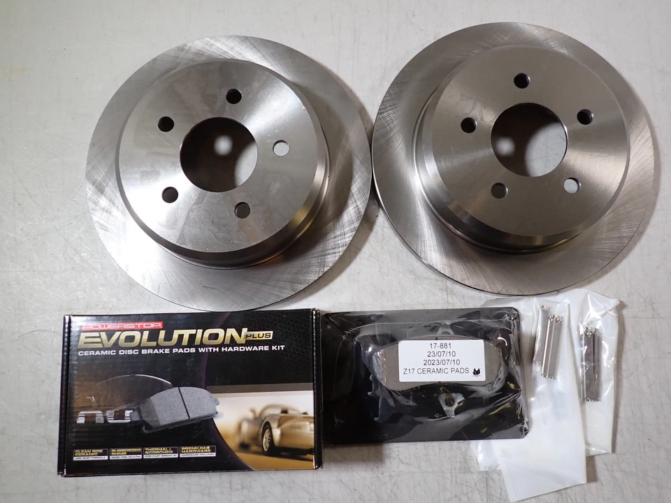 PowerStop KOE2984 Disc Brake Kit Rear w Pads Fits Ford Crown Victoria 1996-2002 Foto 1 de 4