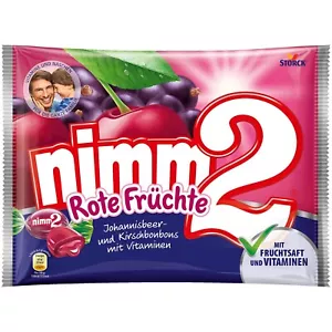 Storck Nimm2 Süßigkeiten | Nimm2 Süßigkeiten rote Früchte 429g Packung Neu aus Deutschland - Bild 1 von 1