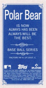 2023 Topps T206 High Series POLAR BEAR BACKS ~ Pick your card