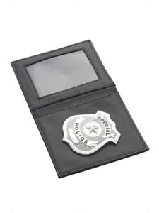 Insignia de detective policía en billetera - escudo de aplicación de la ley - Imagen 1 de 2