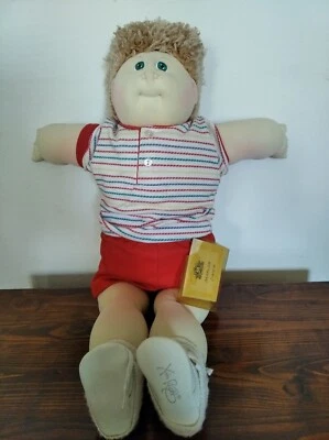 CPK Cabbage Patch Kids Puppe 1987 - Soft Sculptured - handgefertigt- RAR - Bild 1 von 4