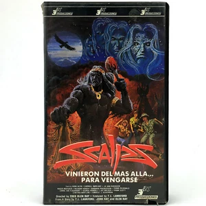 SCALPS THE INDIAN CEMETERY Fred Olen Ray SLASHER SUPERNATURAL B MOVIE HORROR VHS - Picture 1 of 2