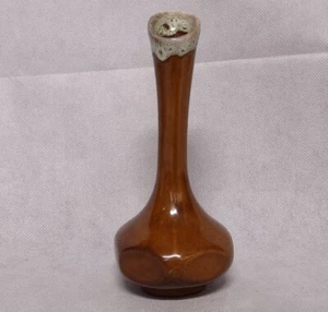 Van Briggle Bud Vase braun facettierte Seiten 7" hoch x 3" - Bild 1 von 6