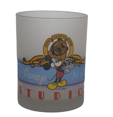 Винтажный 1987 Walt Disney Микки Маус MGM матовый питьевой стакан коллекционный подарок  - Изображение 1 из 4