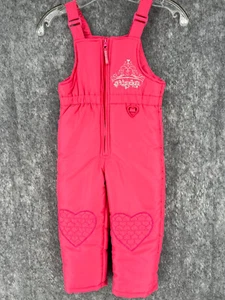 Disney Princess Girl Shoulders Strap Sleeve Polyester Zipper Jumpsuit Pink 4T - Picture 1 of 8