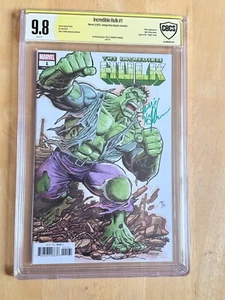 INCREDIBLE HULK #1 CBCS 9.8 - GEORGE PEREZ COVER! PHILLIP KENNEDY JOHNSON SIG! - Bild 1 von 5