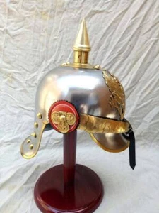 Pickelhaube Spike WWI allemand acier et laiton prussien Fr insigne casque off... - Picture 1 of 6
