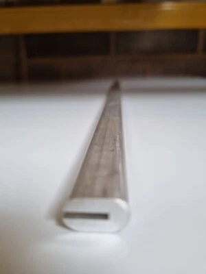 Aluminium Windscreen Channel Rounded 10mm x 16mm 3.3mm Internal 6063T5 - Image 1 of 2